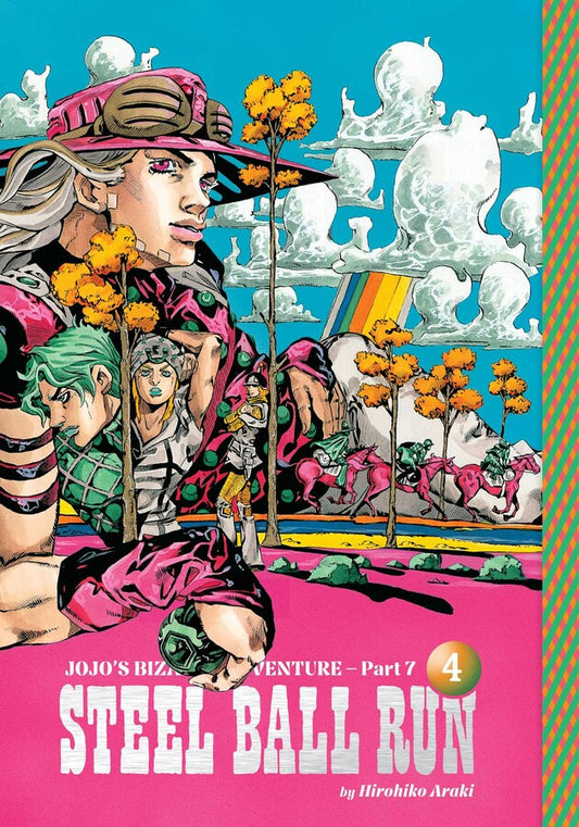 JoJo's-Bizarre-Adventure-Part-7:-Steel-Ball-Run-Manga-Volume-4-(Hardcover)