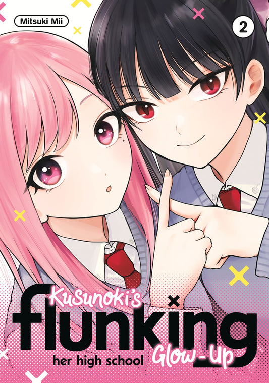 Kusunoki's-Flunking-Her-High-School-Glow-Up-Manga-Volume-2